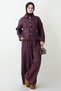 Pocketed Denim Plum Set - 4