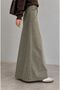 Vintage Embroidered Long Denim Skirt - 2