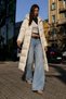 Women's Hooded Long Stylish Gray Coat - 6
