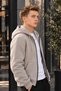 Men's Winter Fleece-Lined Anti-Pilling Fabric Full Zipper Hooded Sweatshirt Jacket with Kangaroo Pocket - 5