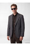 Ozmarka New Season Anthracite Regular Fit Men's Blazer Jacket