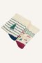 New Year's Themed New Year Printed Seamless 2-Piece Cotton Medium Long Socks for Baby Girl J1522A5Ns - 6