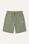 Relax Fit Elastic Lace-Up Shorts with Text Detail I3699Ax26Hs