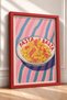 Pasta E Basta Written Twisted Pasta Framed Table Italy Poster Living Room Kitchen Wall Decor Itn086 - 2