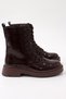 Women's Lace-Up and Zippered Boots - 4