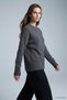 Crew Neck Oversize Knitwear Sweater 2521 Anthracite
