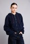 Oversize Zippered Hooded Plush Basic Cardigan I3559Ax26Wn - 3
