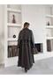 Women's Belted Lined Premium Oversized Cut Leather Trench Coat - 4