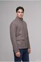 Regular Fit Stand Collar Zippered Cashmere Coat with Flap Pockets I1971Ax26Wn - 2