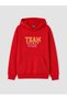Özmarka New Season Red Printed Boys' Sweatshirt