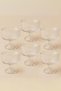 Roma 6-Piece Multi-Purpose Glass Bowl Set with Feet - 3