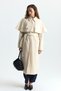 Long Trench Coat with Cape - 3