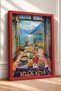 Bella Vita Written Lake View Table Framed Painting Italy Poster Wall Decor Itp016 - 2