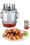 Rotary BBQ Grill 1500W Electric Vertical Kebab Maker, Stainless Steel With 11 Skewers, 360° Rotation For Indoor And Outdoor Cooking, Model KS5950RBQ