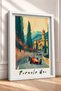 Servili on the Road Classic Racing Cars Framed Painting Italy Poster Living Room Kitchen Wall Decor Itp046 - 2