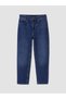Indigo Pocketed Straight Jeans - 5