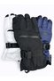 Men's Black - White - Navy Blue Ski and Snowboard Snow Gloves, Waterproof Touchscreen Winter Gloves - 6
