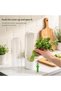 3Pcs White Keep Vegetable Preservation Bottle for Cilantro - 6