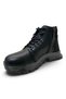 9603 young black genuine leather boots - 3