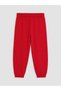 Özmarka New Season Red Text Printed Girls' Thick Tracksuit Set - 8