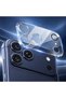 واقي عدسة الكاميرا HX77 متوافق مع هاتف iPhone 18 Pro Max، شفاف، مقاوم للخدش والصدمات، عالي الشفافية - 2