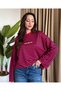 Women's Striped Printed Sweatshirt - 2