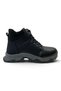 9603 young black genuine leather boots