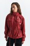 Faux Leather Bomber Jacket - 2
