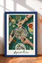 Aperitivo Written Oysters and Glasses Framed Painting Italy Poster Wall Decor Itp026