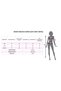 Women's long sleeve mock neck short modal dress with buckle detail at the waist. - 5