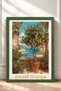 Arancia Di Amalfi Orange Tree in Pot Framed Painting Italy Poster Wall Decor Itn070 - 3