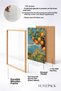 Orange Branches and Amalfi Coast Framed Painting Italy Poster Living Room Kitchen Wall Decor Itp012 - 4