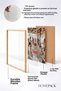 Ciao Written Knitted Bag and Beach Bar Framed Painting Italy Poster Living Room Kitchen Wall Decor Itp019 - 4
