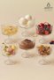 Roma 6-Piece Multi-Purpose Glass Bowl Set with Feet