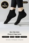 3 Pairs of Women's Non-Slip Silicone Sole Patterned Pilates and Yoga Socks