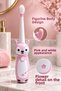 Electric Toothbrush Pink White Deer Design