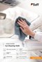 Tulpe m Series Auto Cockpit and Glass Cleaning Cloth 70X50 cm Cold Blue Double-Sided Use Non-Marking Microfiber Cloth - 2