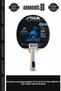 Premium Training Dinlence 1212-6218-01 Bat Artist-2 Star Table Tennis Racket