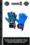 Premium Gk-300 Goalkeeper Eld. Hybrid Finger Protection 5 Colorful Weeks Competition Season