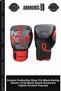 Special Production Ri̇ng-310-Black Boxing Gloves 10 oz Black Sports Accessory Fighter Product Exercise