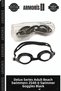 Delux Series Adult Coast Swimmers 2548-6 Swimming Goggles Black