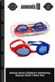 Delux Series Swimming Kids Match Gs28-5 Children's Swimming Goggles Blue-Red
