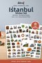 Istanbul Sticker Set 100 Pieces - Galata Tower Wet Burger Bagel Realistic Agenda Journal Sticker