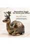 Luxury Alloy Metal Deer Figured Lid Ashtray Incense Burner Jewelry Storage Box Metal Trinket Box 13 X 15 Cm. - 5