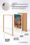 Milano Cathedral Street with Stretched Lamp Post Framed Painting Italy Poster Wall Decor Itp050 - 4