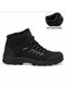 Men's Black Lace-Up Zippered Water-Cold Resistant Outdoor Trekking Daily Boots 20004 - 3