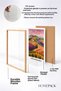 Villa Belvedere and the Colorful Hills with Olive Trees Framed Painting Italy Poster Wall Decor Itp069 - 4