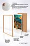 Pompeii Written Volcano and Colorful Houses Framed Painting Italy Poster Wall Decor Itp082 - 4