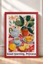 Buongiorno Princess Tea Table Framed Painting Italy Poster Living Room Kitchen Wall Decor Itp102 - 3