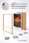Romantic Double-Frame Painting with the Words "Amore" at Sunset, Italy Poster, Wall Decor, Itp086. - 4